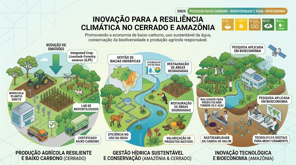 Inovação para a Resiliência Climática no Cerrado e Amazônia